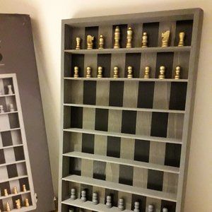 Vertical Chess Wall Decor